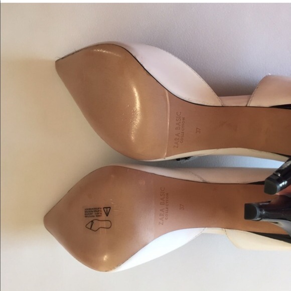 New Zara Colorblock Heels - Picture 4 of 6